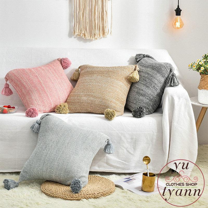 売れ筋アイテムラン クッションカバー 45 45cm 北欧 ニット タッセル付き もふもふ ふわふわ 安い 洗える おしゃれ 丸洗い 気持ちいい かわいい キレイメ 伸縮性 新生活 Babylonrooftop Com Au