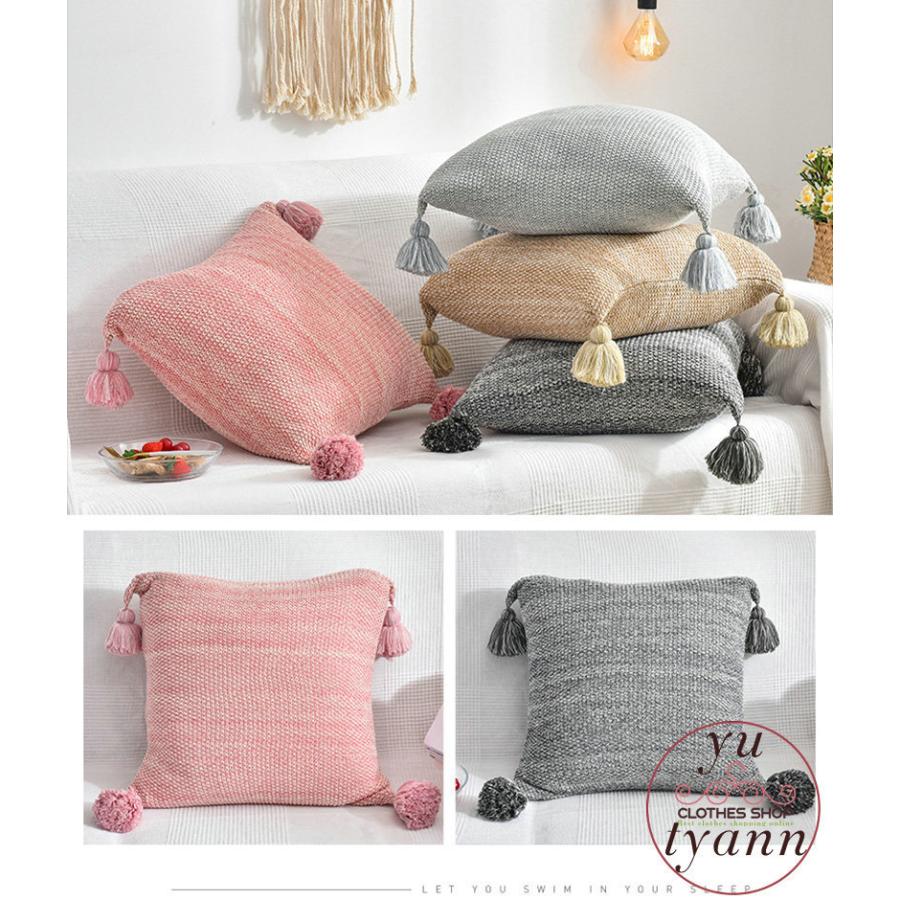売れ筋アイテムラン クッションカバー 45 45cm 北欧 ニット タッセル付き もふもふ ふわふわ 安い 洗える おしゃれ 丸洗い 気持ちいい かわいい キレイメ 伸縮性 新生活 Babylonrooftop Com Au