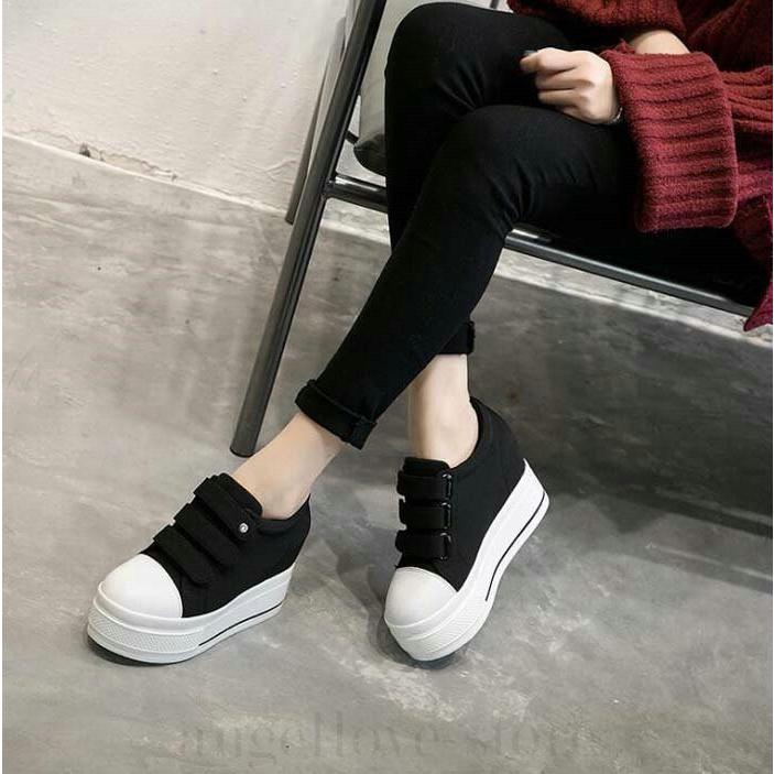 スニーカー キャンパス レディース 厚底 インヒールスニーカー 厚底 レディース ヒールスニーカー 厚底 キャンパス スニーカー レディース Mloip0 スニーカー インヒール インヒールスニーカー Sooaショップ