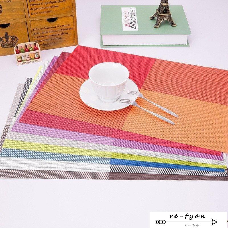 ランチョンマット テーブルマット カラフル おしゃれ かわいい 撥水 キッチン ランチ 食事 食卓 クロス 給食 幼稚園 洗える 拭ける お手入れ 簡 Re Ryp Sooaショップ 通販 Yahoo ショッピング