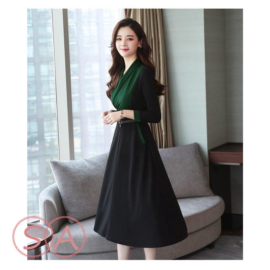 経典 無地 Aラインワンピース ミモレ丈 七分袖 秋 きれいめ 40代 レデイース ワンピース 上品 ママコーデ 入学式 お呼ばれ 二次会 通勤 おしゃれ 大人 ワンピース 色 オレンジ Www We Job Com