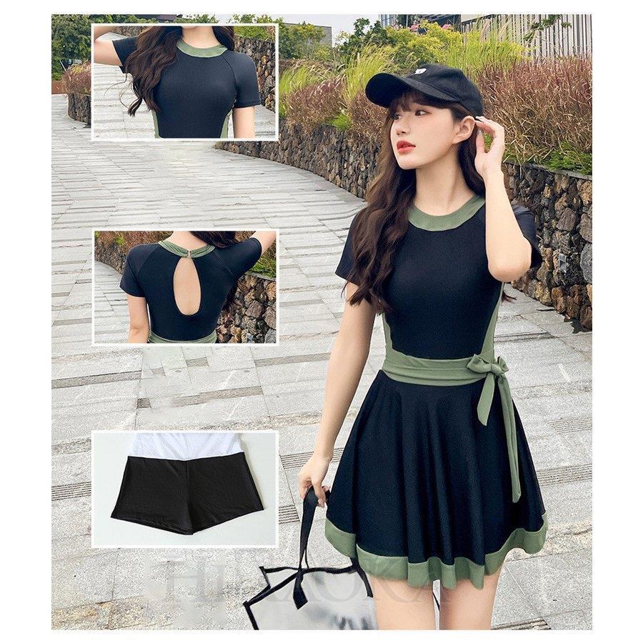 高評価の贈り物 水着 レディース 体型カバー ワンピース水着 中学生 高校生 10代 可愛い 水着ワンピース ビーチウェア Praxisfrauendorf De