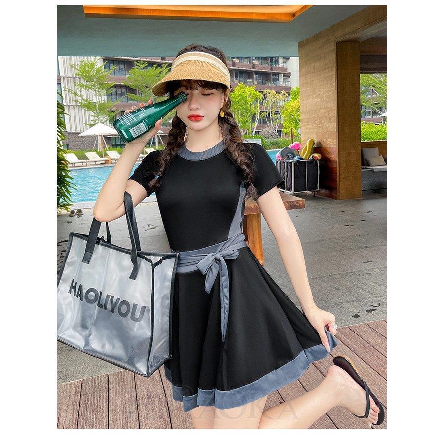 高評価の贈り物 水着 レディース 体型カバー ワンピース水着 中学生 高校生 10代 可愛い 水着ワンピース ビーチウェア Praxisfrauendorf De