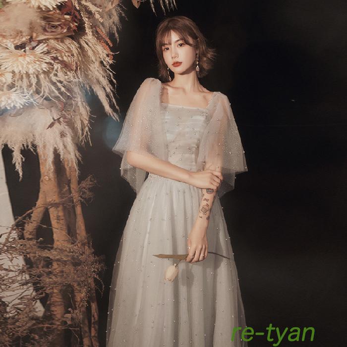 春夏新登場 チュール Aライン ロングドレス ウェディングドレス演奏会用ブライズメイドドレス グレー Aライン ドレス ブライダル ロングドレス 演奏会 披露宴 発表会 結婚式 二次会 パーティー ピアノ Aライン 大人 Z5dress448 Sooaショップ オンラインコード の