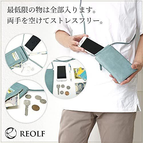 REOLF スマホポーチ 本革 日本製 ショルダーバッグ メンズ レディース