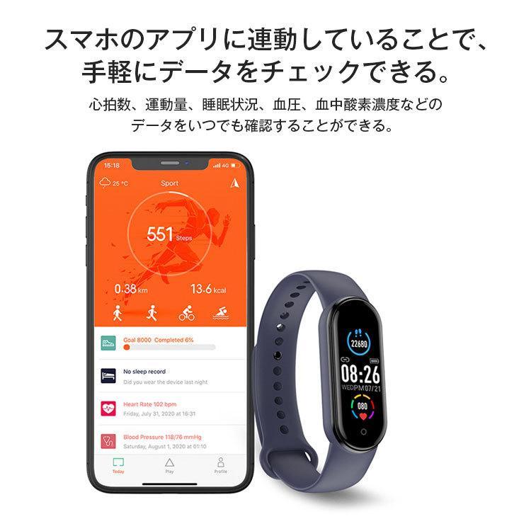 スマートウォッチ 日本語 説明書 正確 iPhone 心拍数 睡眠検測 IP67防水 Bluetooth4.2 レディース 腕時計 0.96インチ大画面 日本語対応 母の日｜soonn｜17