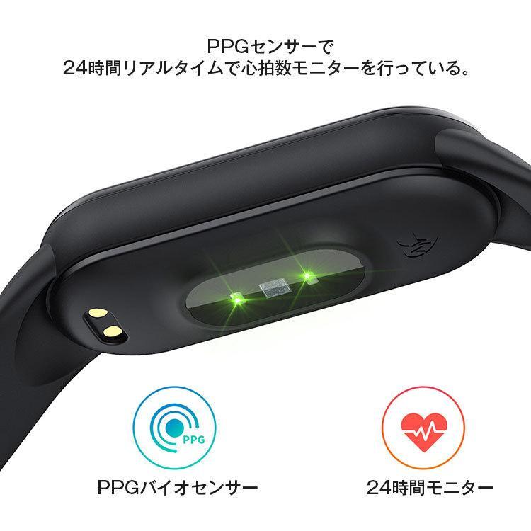 スマートウォッチ 日本語 説明書 正確 iPhone 心拍数 睡眠検測 IP67防水 Bluetooth4.2 レディース 腕時計 0.96インチ大画面 日本語対応 母の日｜soonn｜13