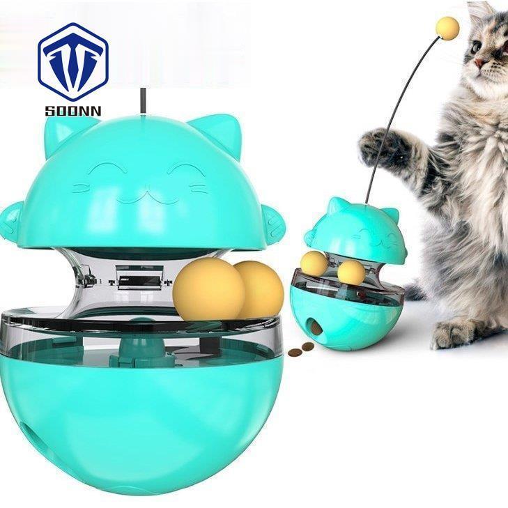 猫用 おもちゃ ペット 餌入れ知育玩具 猫じゃらし ボールおもちゃ レールおもちゃ おやつボール 倒れない 知育玩具 Iqステップボール Er Dwbd78 Soonn 通販 Yahoo ショッピング