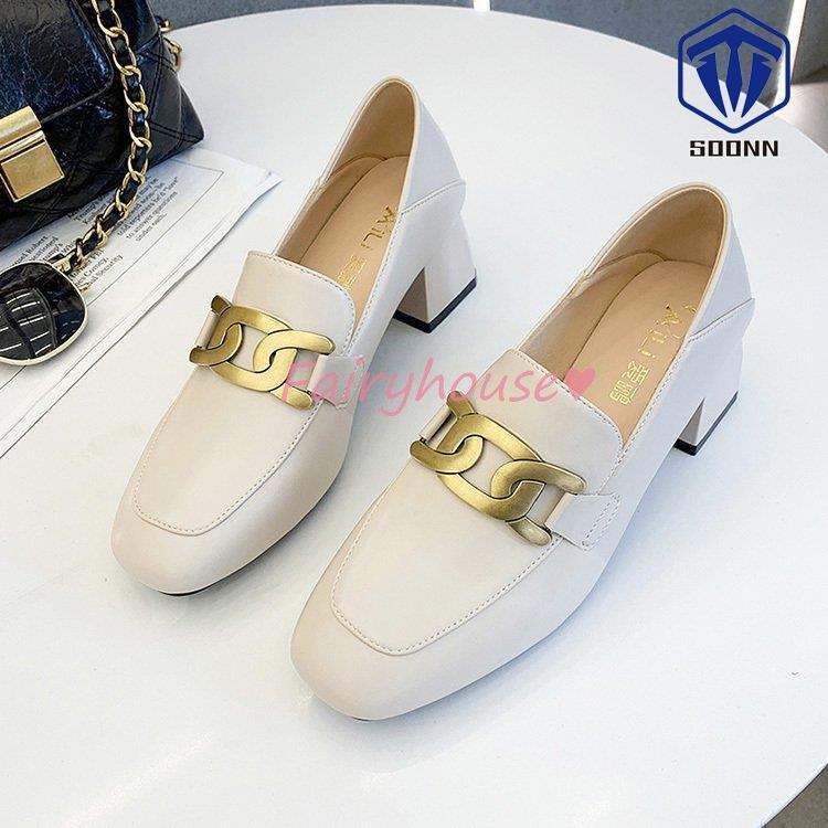 パンプス 春靴 レディース レザーシューズ ローファー オックスフォードシューズ パンプス 太めヒール 黒 歩きやすい 革靴 通勤通学 カジュアルフォーマル 誠実