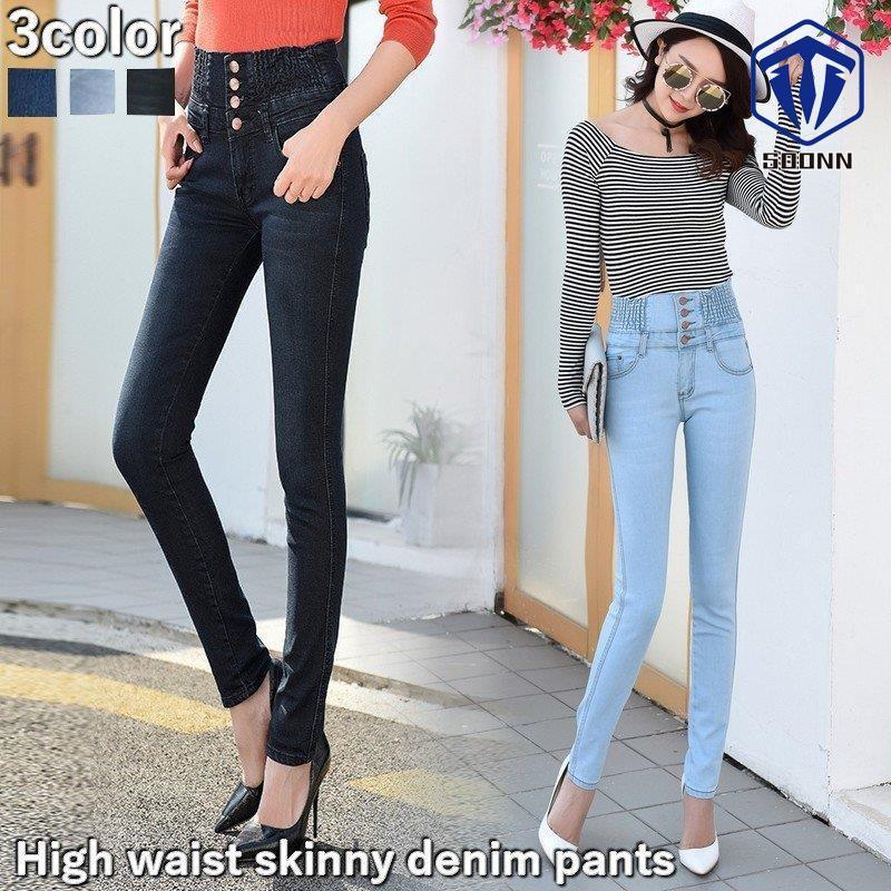 デニムスキニーパンツ ハイウエスト デニムパンツ スキニーパンツ レディース スキニー デニム ボトムス パンツ ズボン 長ズボン ロングパンツ ジー Q621 Wokz223 Soonn 通販 Yahoo ショッピング