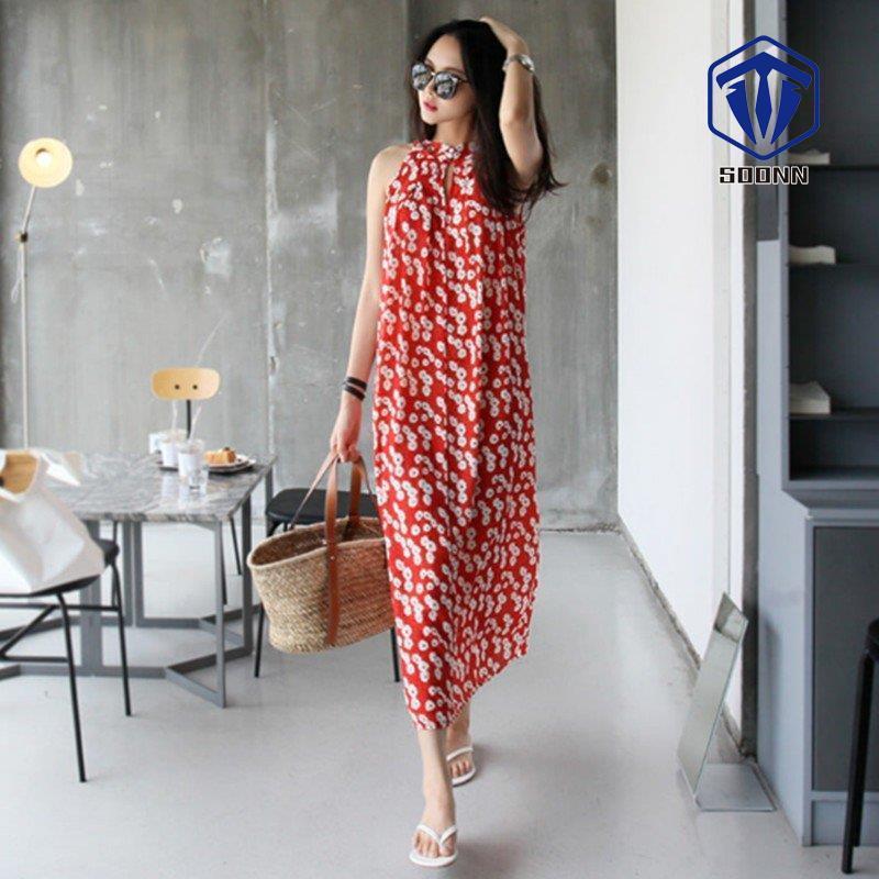 ワンピース レディース ａライン ロング丈 マキシ アメリカンスリーブ アームホール ノースリーブ バンドカラー シフォン ティアドロッププラケット Son Ooneps726 Soonn 通販 Yahoo ショッピング