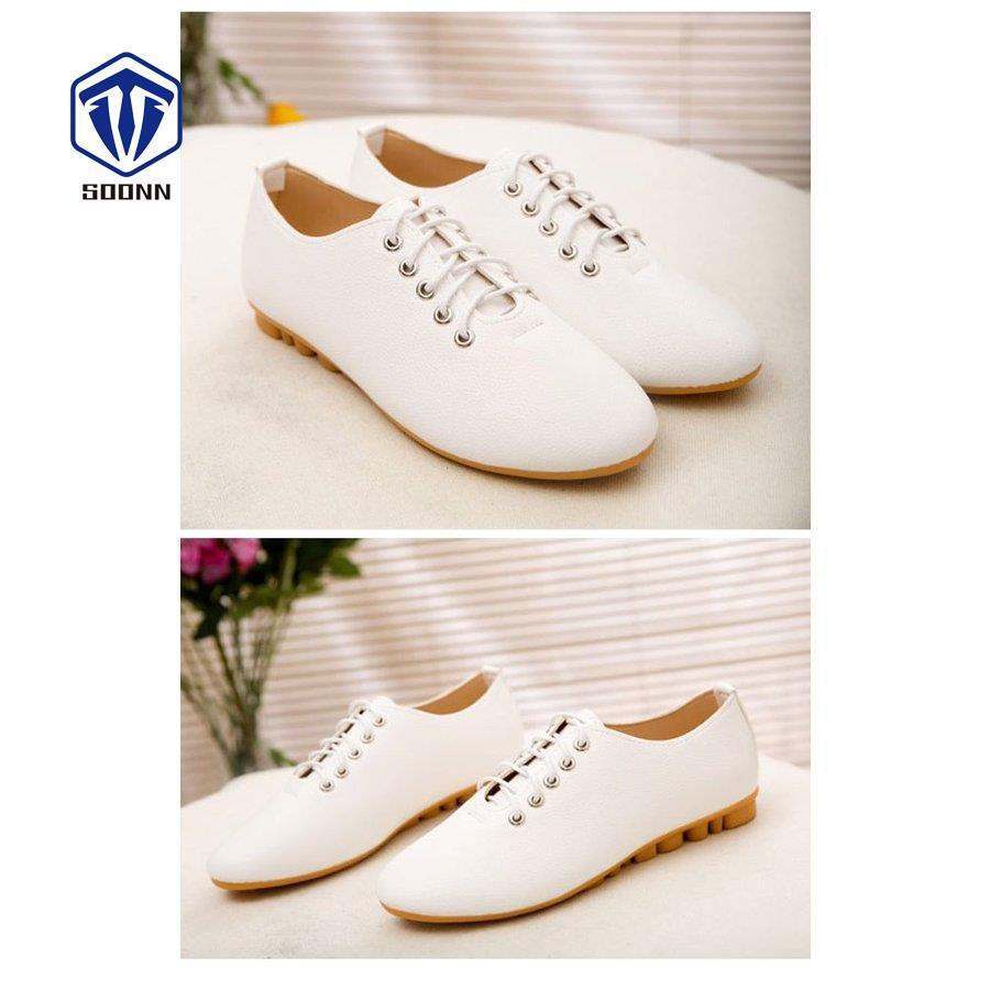 フラットシューズ レディース Puシューズ 楽チン 靴 ぺったんこ シューズ 女性 Puスニーカー カジュアルシューズ くつ お洒落 Yundx Qq8436 Soonn 通販 Yahoo ショッピング