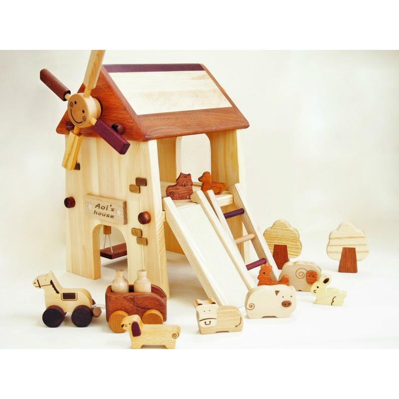 知育玩具 2歳 3歳 4歳 木製 ドールハウス 動物人形と風車小屋セット 名前入り おもちゃ 組立式 おうち ごっこ遊び 木のおもちゃ プレゼント Do 07 木のおもちゃと子ども家具スプソリ 通販 Yahoo ショッピング