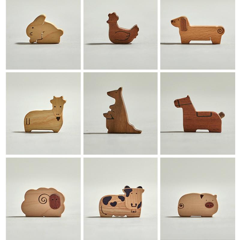 伝える 選べる プチギフト 木の動物人形 メッセージードつき 入園 入学 御祝 誕生日 お礼 プレゼント 木製 木のおもちゃ 動物 スプソリ | Soopsori | 20