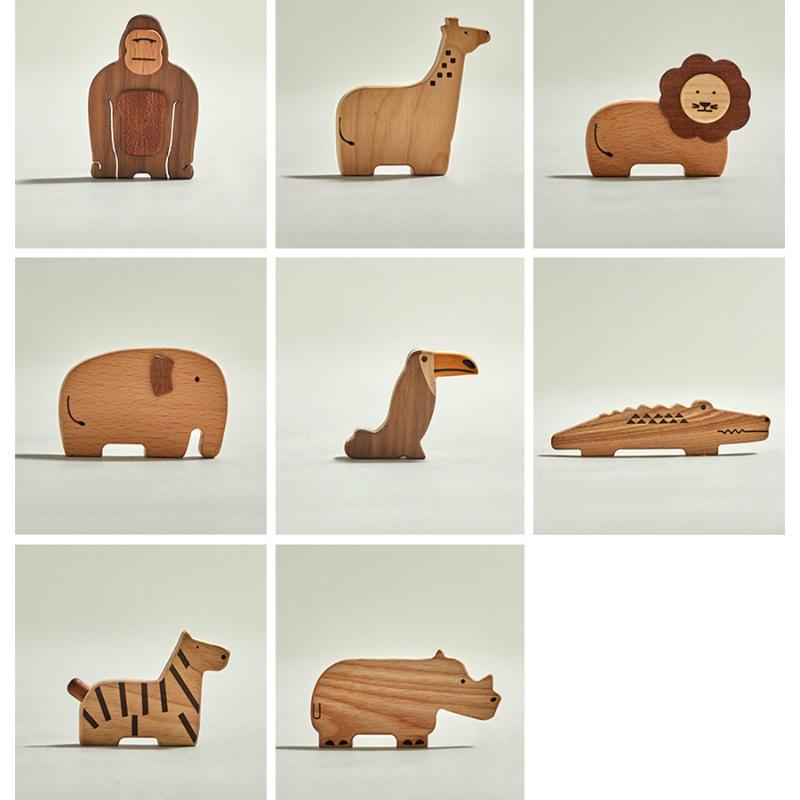 伝える 選べる プチギフト 木の動物人形 メッセージードつき 入園 入学 御祝 誕生日 お礼 プレゼント 木製 木のおもちゃ 動物 スプソリ | Soopsori | 21