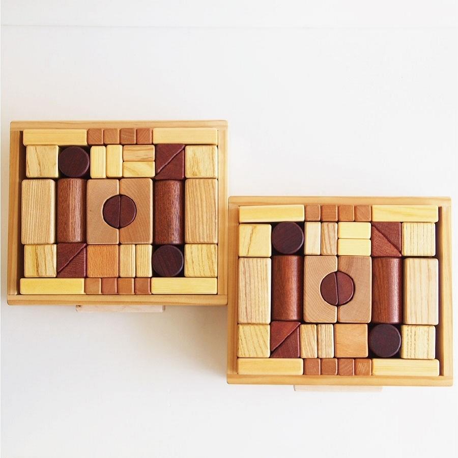 Soopsori 名入れ 遊び方ガイド付 66p 2個セット 大量 積み木 100