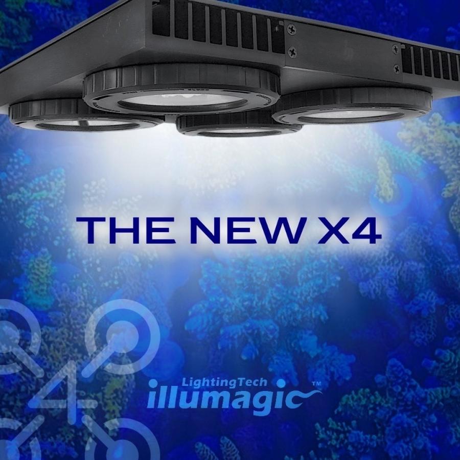 illumagic X4　イリューマジック　ワイヤーキット付　添加剤 サンゴ さんご 珊瑚 飼育用品　LEDライト　照明｜sophiacoral