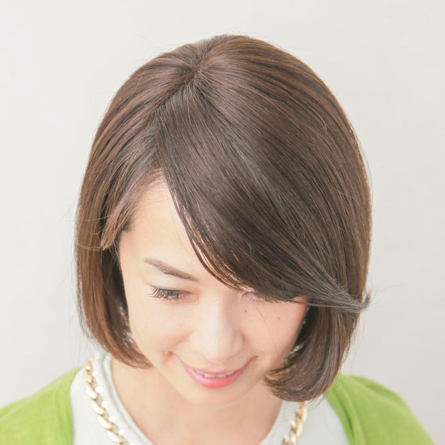 One step 部分ウィッグ　人毛100% 値下げ可 部分ウィッグ 人毛100％ テレビ通販 白髪かくし アウトレット