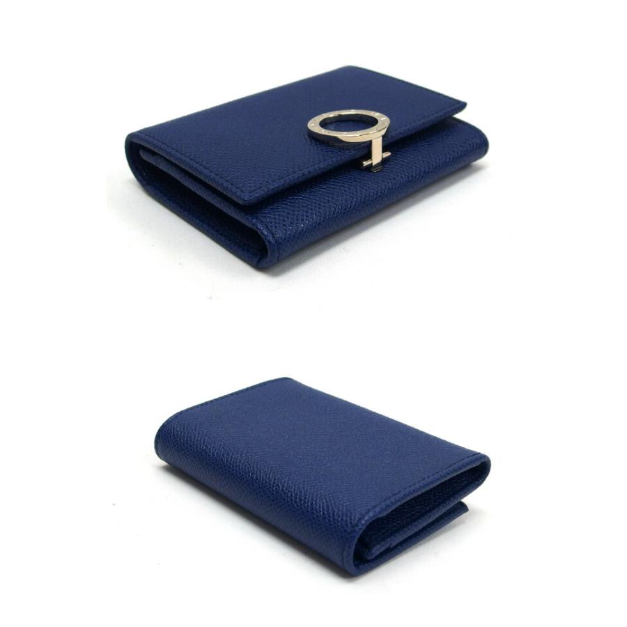 ブルガリ ブルガリブルガリ ロゴクリップ カードケース 青