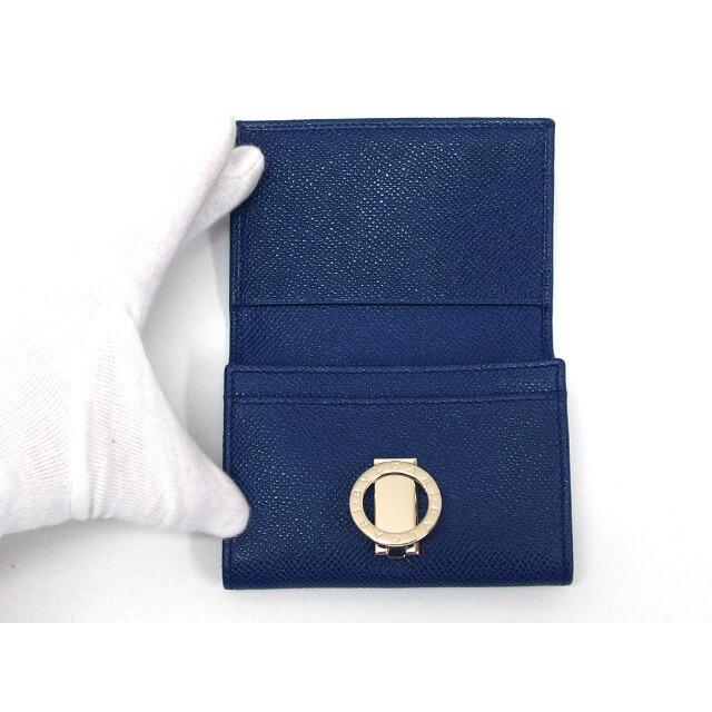 ブルガリ ブルガリブルガリ ロゴクリップ カードケース 青