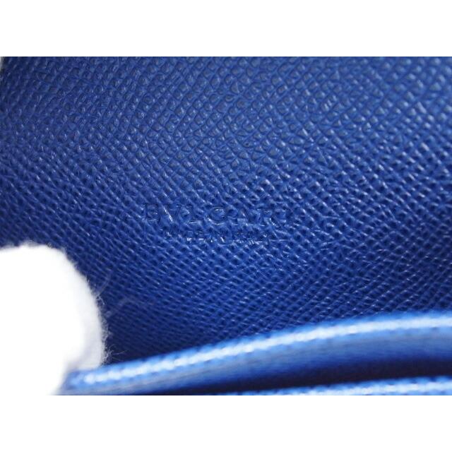 ブルガリ ブルガリブルガリ ロゴクリップ カードケース 青