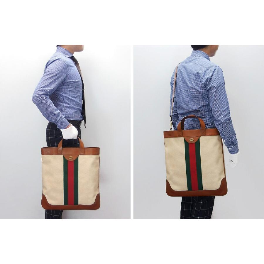 グッチ インターロッキングG ヴィンテージ・キャンバス 2WAYバッグ