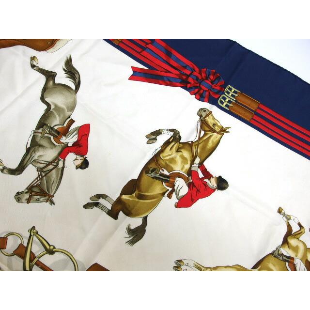 美品】エルメス カレ90 スカーフ JUMPING ジャンピング 馬 サドル 2025