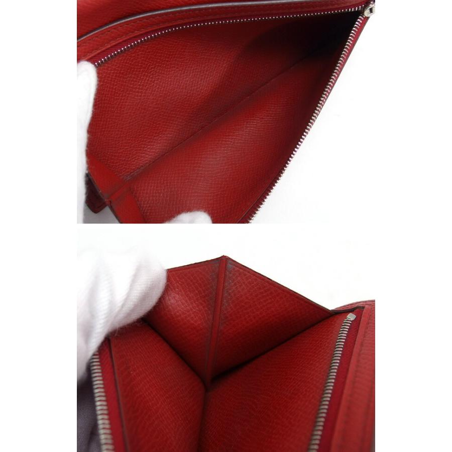 エルメス ベアン デュプリ 三つ折り長財布 ダークブラウン[訳 エルメス ベアン デュプリ 三つ折り長財布 ダークブラウン[訳