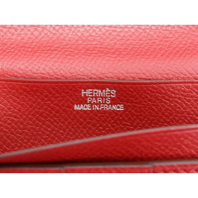 エルメス ベアン デュプリ 三つ折り長財布 ダークブラウン[訳 エルメス ベアン デュプリ 三つ折り長財布 ダークブラウン[訳