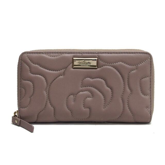 【新品・未使用】レア♡大人気ケイトスペード 長財布 ★ローズ★ ケイトスペード ニューヨーク ローズステッチ ラウンドファスナー長