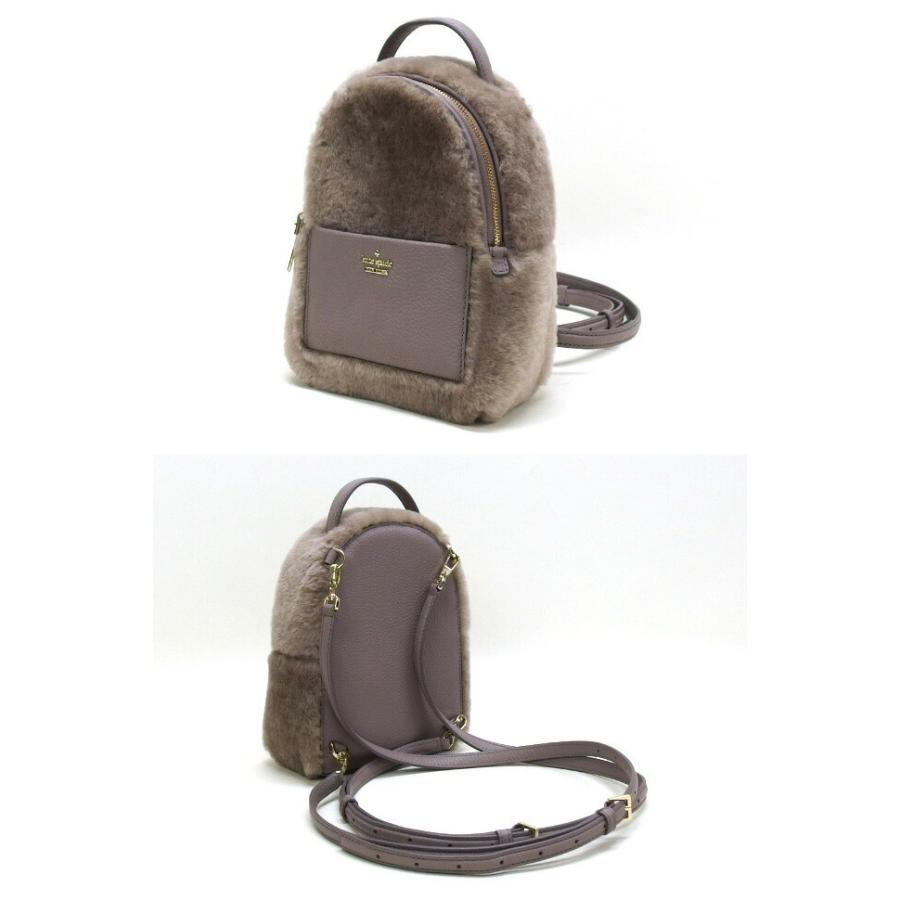ケイトスペード ムートン ミニバックパック グレージュ[20181108][2