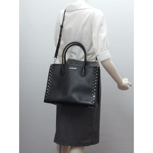 マイケルコース マーサー ラージ コンバーチブル トートバッグ 黒[訳  