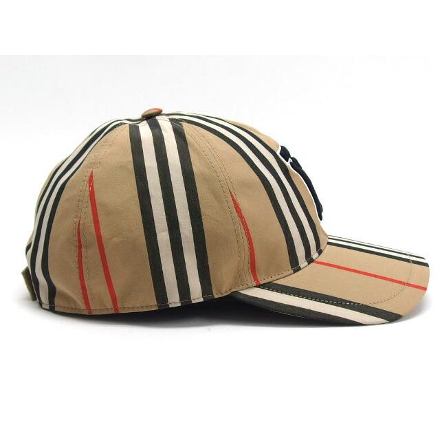 バーバリー アイコンストライプ ベースボールキャップ Lサイズ  