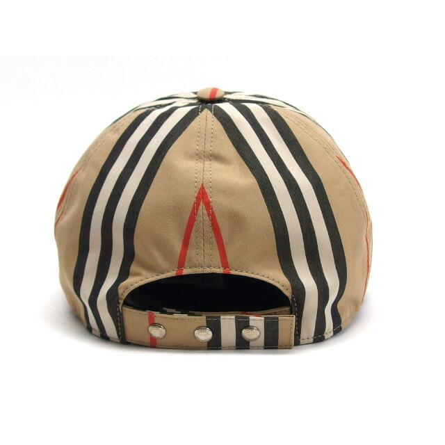 バーバリー アイコンストライプ ベースボールキャップ Lサイズ  