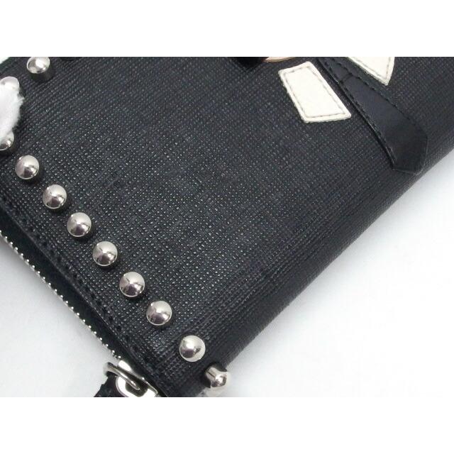 【FENDI】フェンディ　KARLITO ウォレット ラウンドファスナー長財布 フェンディ カーリト ラウンドファスナー長財布 黒[20210315