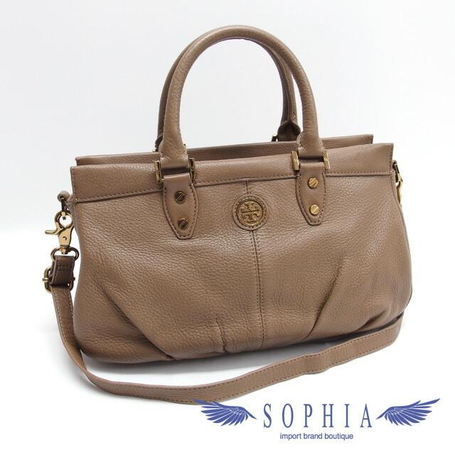 トリーバーチ ショルダーバッグ ロゴ グレージュ[20211118] : ソフィア