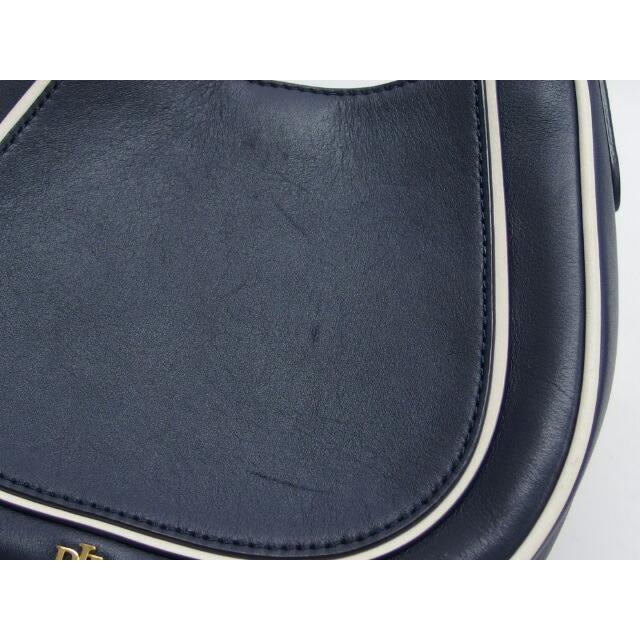 ローレンラルフローレン チェーンハンドバッグ ダークネイビー