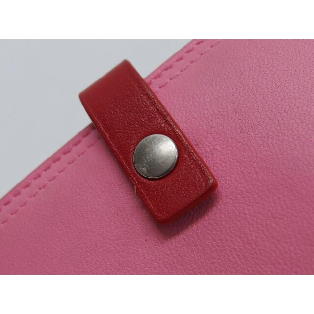 ボッテガヴェネタ 二つ折り コンパクト財布 レザー ピンク[20241026