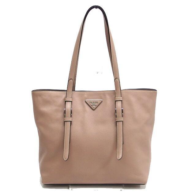 プラダ サフィアーノソフト トートバッグ ピンクベージュ[20231018  