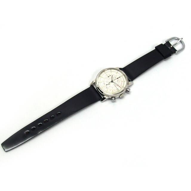 ジェイプレス メンズ クロノグラフ 腕時計 クォーツ 革ベルト[20210424