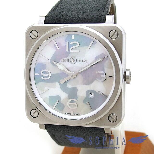ベル＆ロス グレー カモフラージュ レディースウォッチ BRS-CAMO-ST  