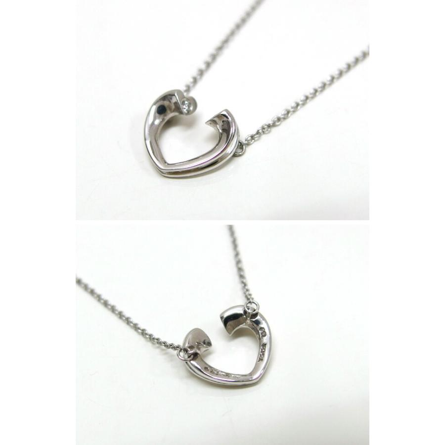 ティファニー テンダネスハート ダイヤ ネックレス K18WG[20230417