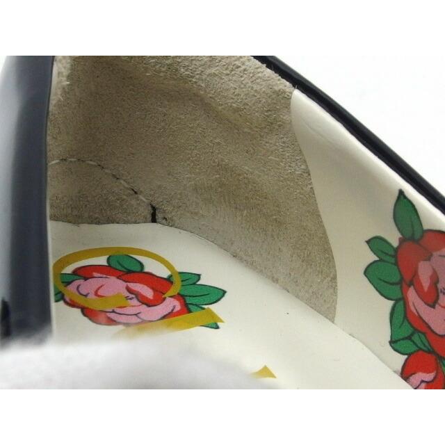 グッチ シェリー フローラル リボン パンプス サイズ34[20201002][1