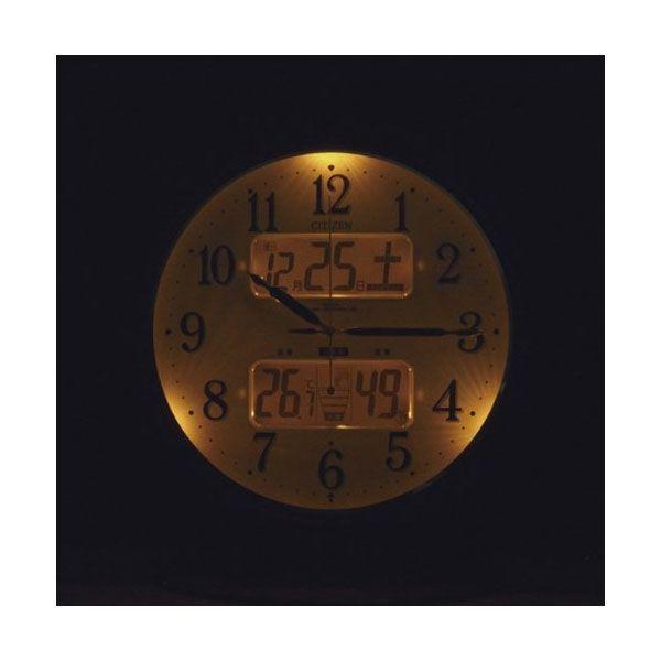 CITIZEN シチズン 掛け時計 4FY620-006 暗所自動点灯ライト 電波