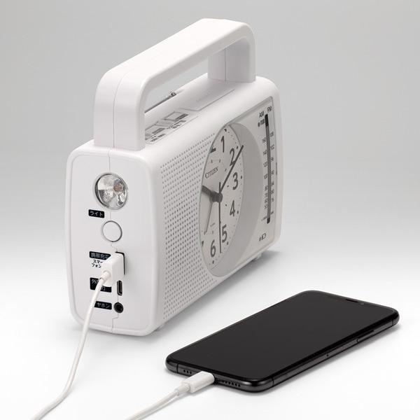 CITIZEN シチズン 防災クロック 4RQ001-003 AM・FMラジオ 懐中 CITIZEN シチズン 防災クロック 4RQ001-003 AM・FMラジオ 懐中