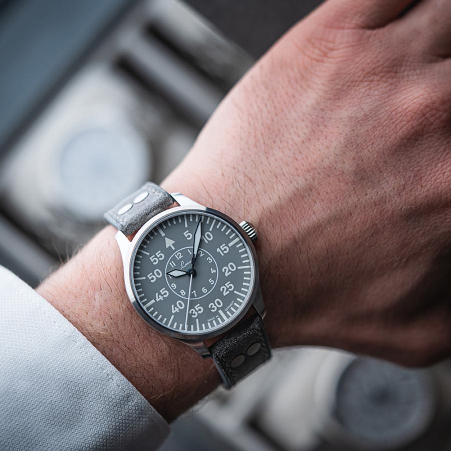 取り外し可能カバー】ラコ メンズ腕時計 Laco 862162 PILOT Aachen39 