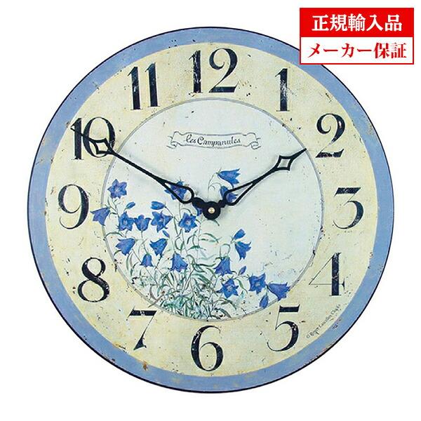 ロジャーラッセル Pub Bluebells Roger Lascelles 掛け時計 フローラルクロック Prettyfunnyballoons Com