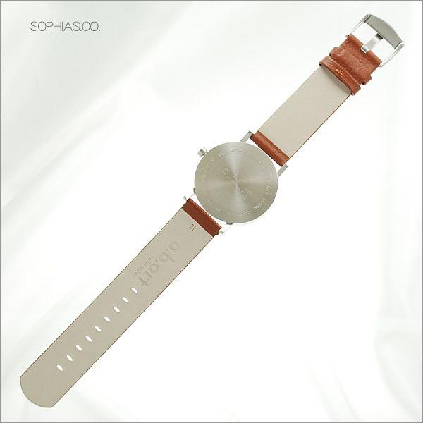 エービーアート 腕時計 O-101WBR ブラウンレザー メンズ 長期保証3年付｜sophias｜04