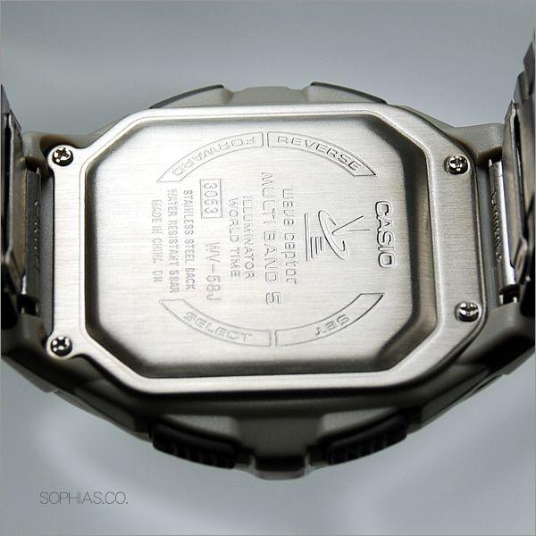 カシオ ウェーブセプター WV-58DJ-1AJF 電波腕時計電池式 メンズ 長期保証3年付 :WT-IHCA-000521:時計のソフィアス