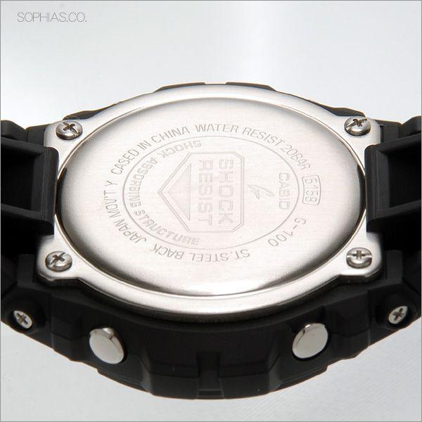 カシオ Ｇショック G-100-1BMJF 腕時計 アナログ／デジタルコンビネーションモデル クオーツ 長期保証5年付｜sophias｜05